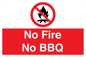 No Fire No BBQ
